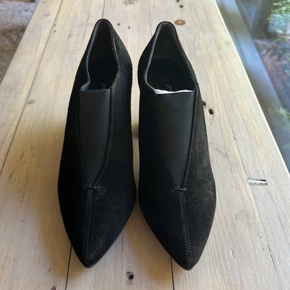 NIB. Paul Green Stacia Black Suede Ankle Bootie Size 6.5,7 - Picture 4 of 13